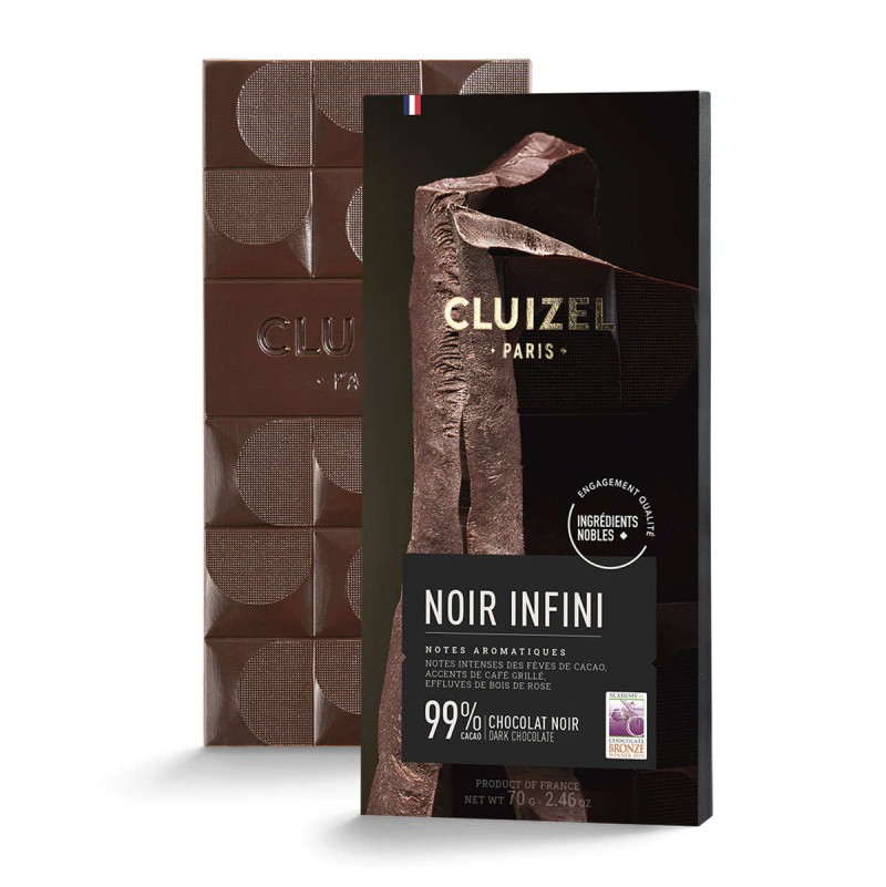 Tablette noir infini 99% 70gr - Chocolats - Acheter sur Le