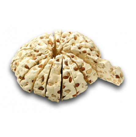 Part de Nougat tendre aux amandes 120gr - Confiseries & biscuits