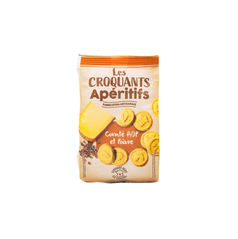 Biscuits apéritif au Comté 35gr - Produits secs - Acheter sur Le Pressoir  des Gourmands