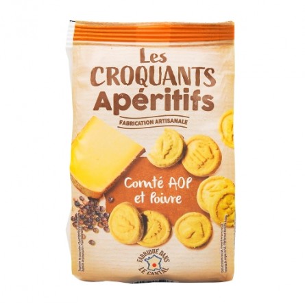 P'tits biscuits apéro au comté et poivre (100g)