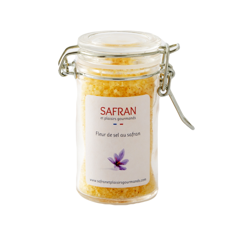 Fleur de sel au safran 50gr - Épices, sels & poivres - Acheter sur Le  Pressoir des Gourmands