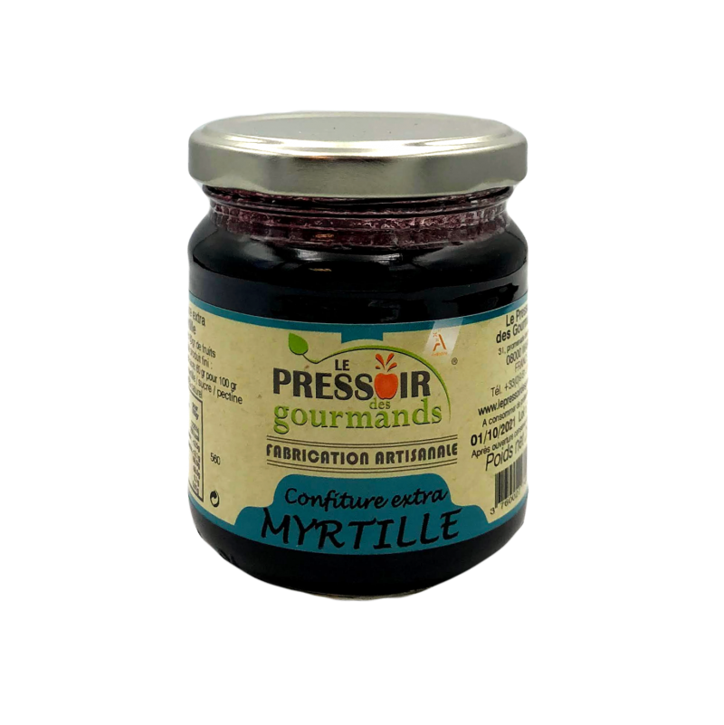 Confiture extra de myrtilles