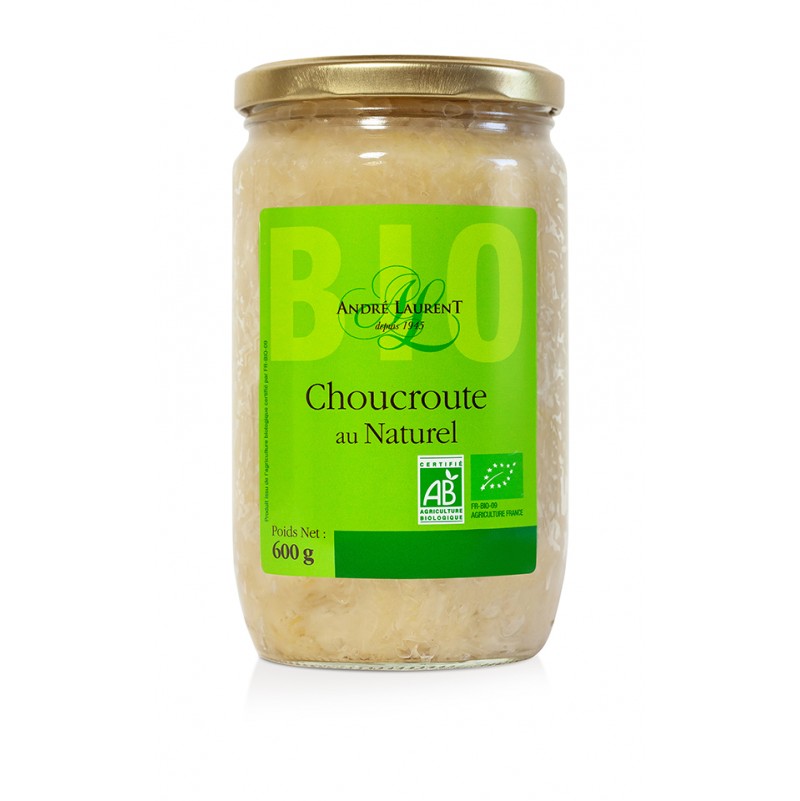 Choucroute en bocal bio au naturel