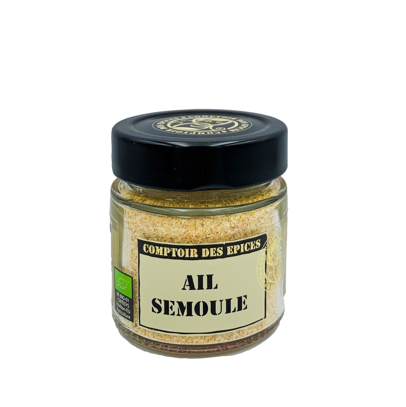 Ail semoule bio 70gr - Épices, sels & poivres - Acheter sur Le Pressoir des  Gourmands