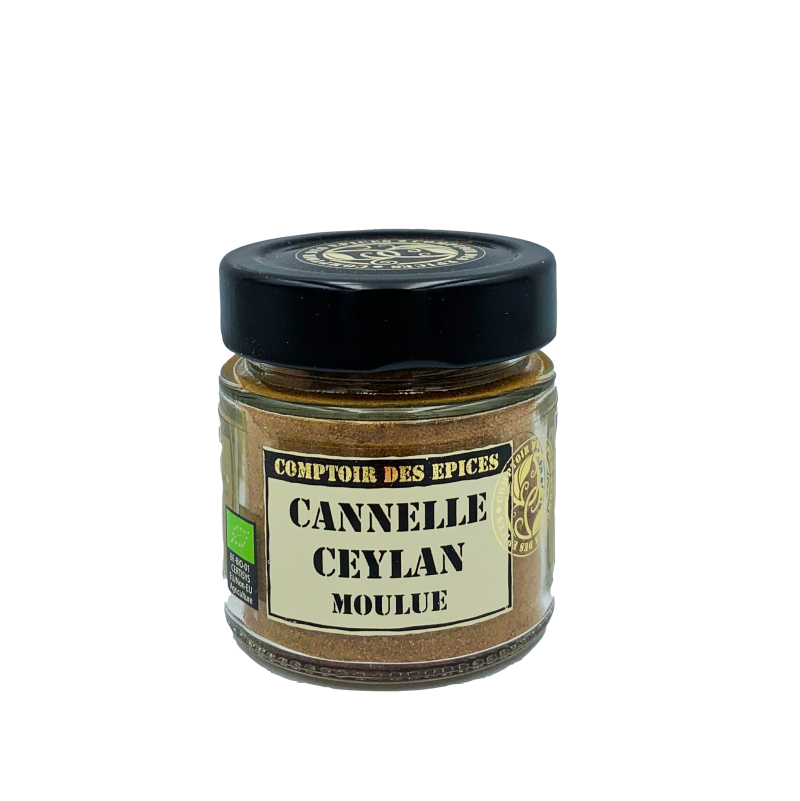 Cannelle de Ceylan moulue bio 40gr - Épices, sels & poivres - Acheter sur  Le Pressoir des Gourmands