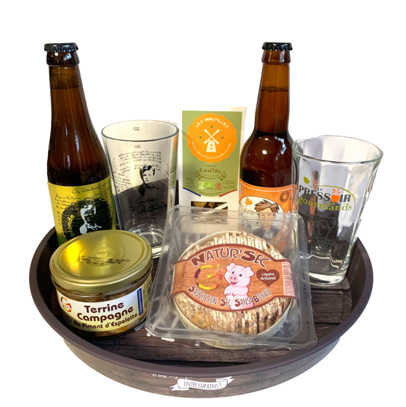 Coffret Cadeau Apéro entre Gars - Ferme Aquaponique de l'Abbaye