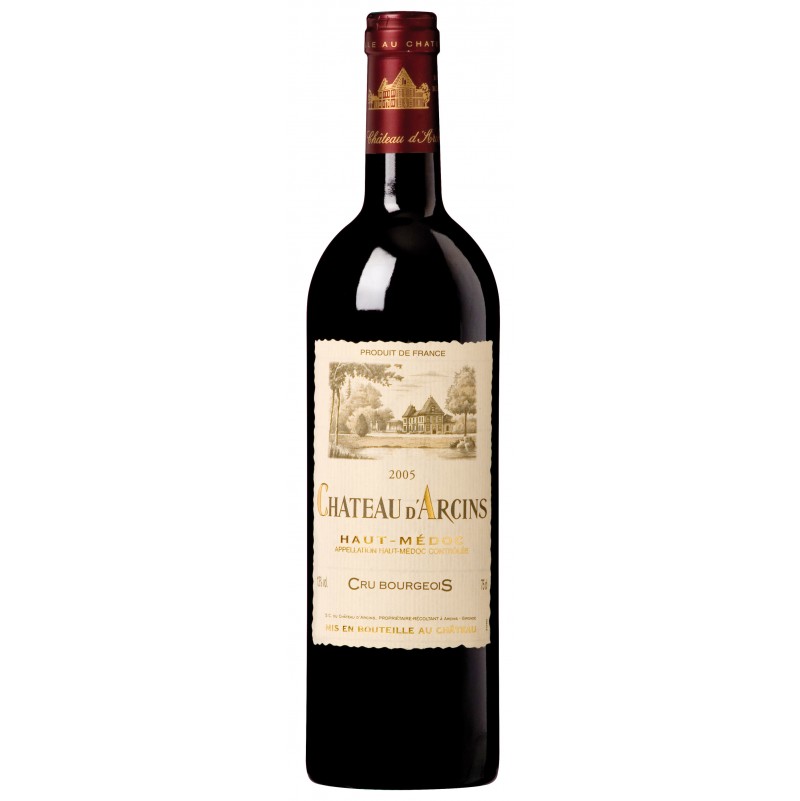 Vin rouge de Bordeaux Château d'Arcins 75cl - Vins & Champagnes - Acheter  sur Le Pressoir des Gourmands