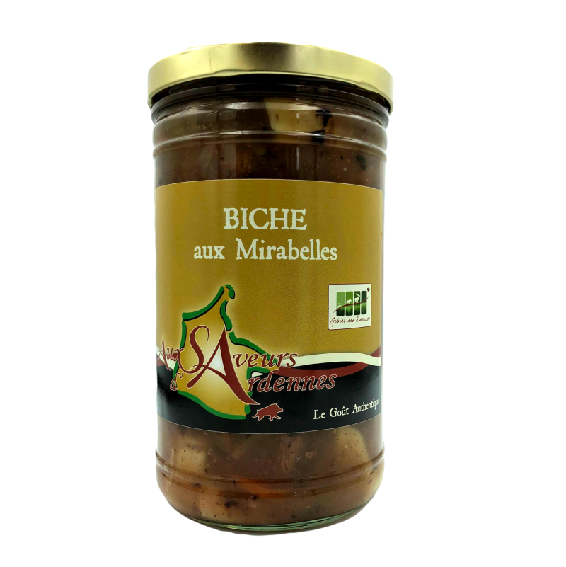 Biche aux mirabelles 750gr