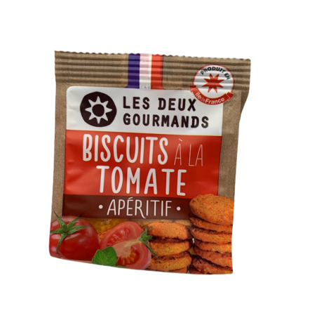 Biscuits apéritif à la tomate 35gr - Produits secs - Acheter sur Le  Pressoir des Gourmands