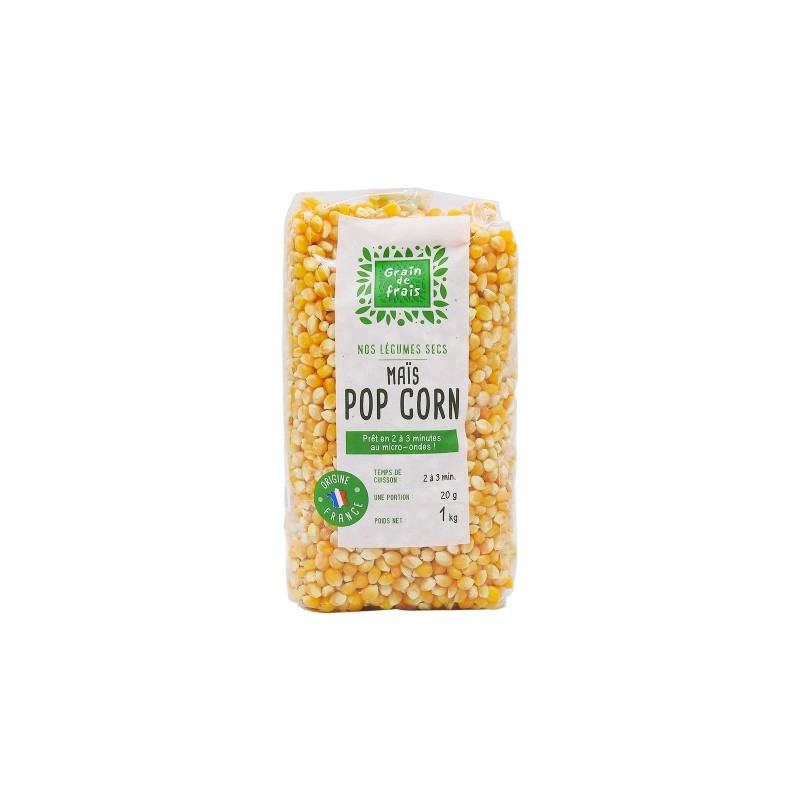 Maïs pour pop corn 1kg Produits secs Acheter sur Le Pressoir des Gourmands