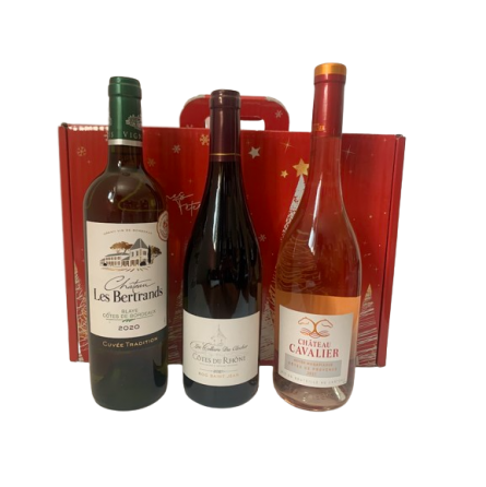 Coffret pour bouteille de vin à offrir