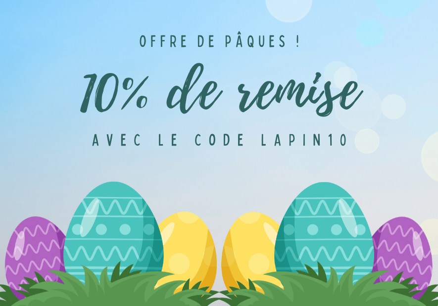 Célébrez Pâques avec une réduction spéciale de 10% !